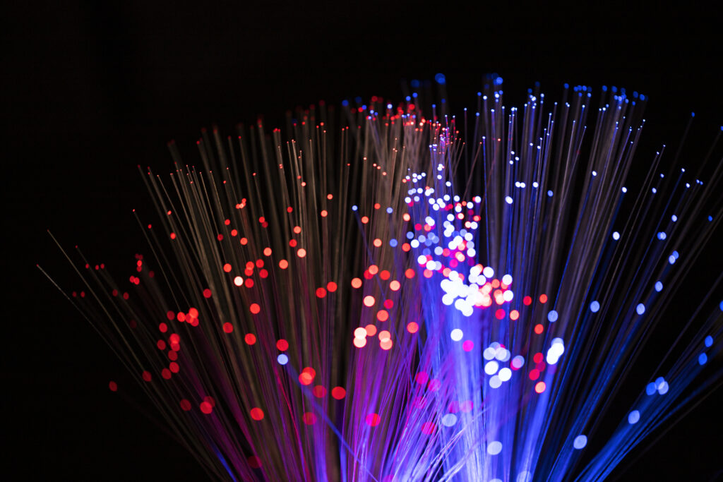 close-up-beautiful-optical-fiber-details